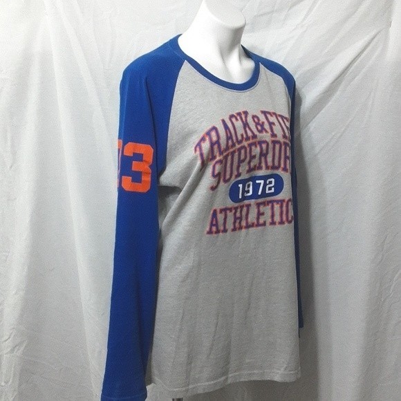 Superdry Track & Field 1972 Graphic Crewneck Shirt XL Vintage Sporty Streetwear - Picture 3 of 9